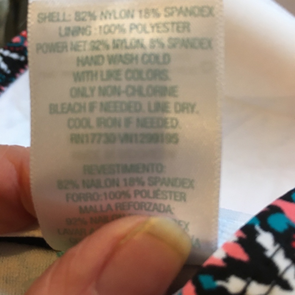 Bandeau Flyaway Tankini Top  Kona Sol Coral S or L - Picture 4 of 8